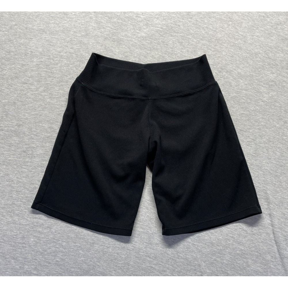 So Sporty Athletic Biker Shorts Womens Medium Black Elastic Waist Gym Training